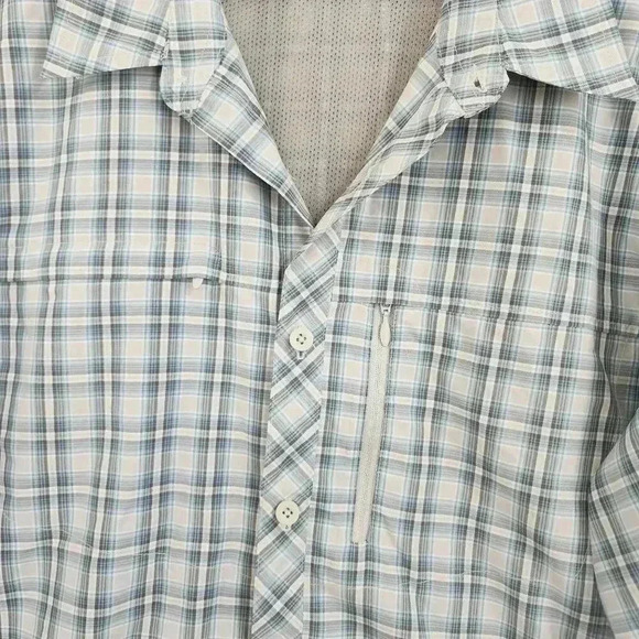 Eddie Bauer Mens Large Plaid Long Sleeve Button-Down Shirt Oudoor - Picture 3 of 8